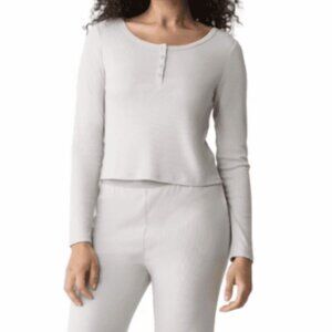 NET GAP Gray Ribbed Sleepwear Set